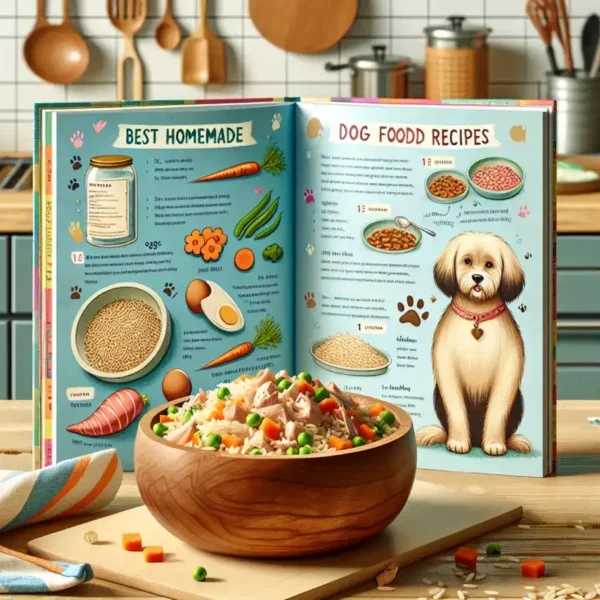 Best Homemade Dog Food Recipes with a recipes book