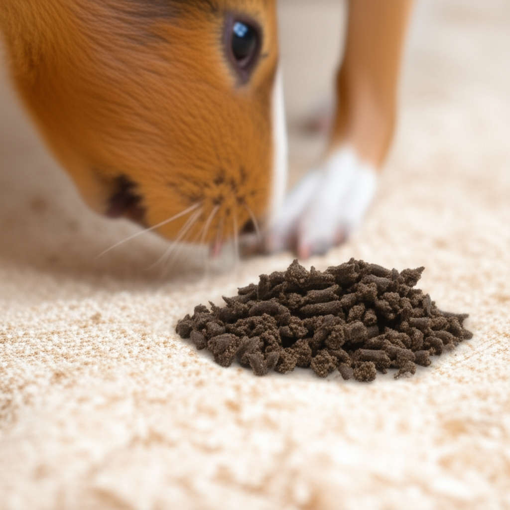 Generate a high-quality, relevant image prompt for an article about: Can Dogs Eat Guinea Pig Poop?